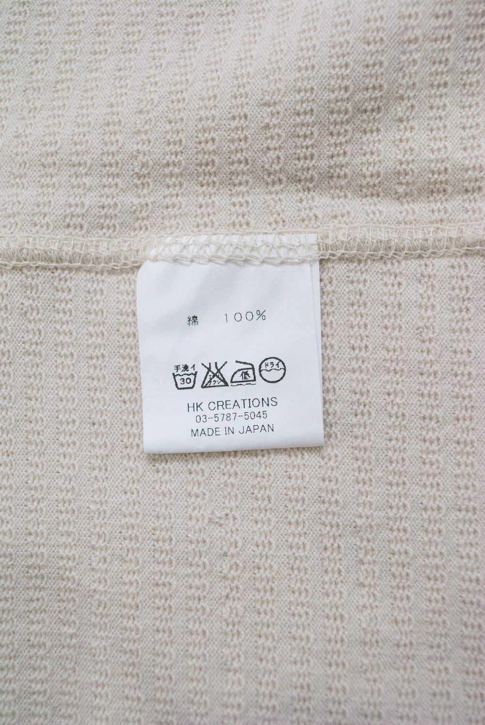 【再入荷】Crew Neck Thermal(OFF WHITE)