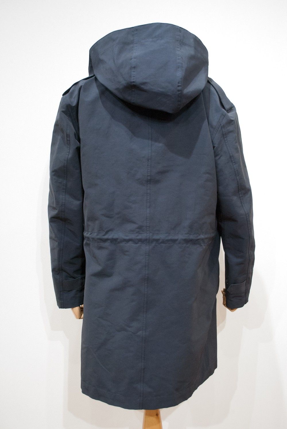 【16SS】SINGLE HOOD COAT(NAVY)