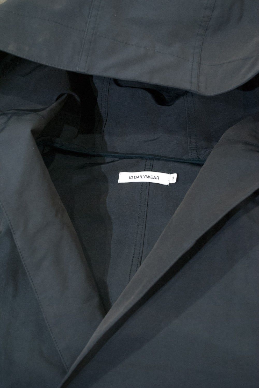 【16SS】SINGLE HOOD COAT(NAVY)