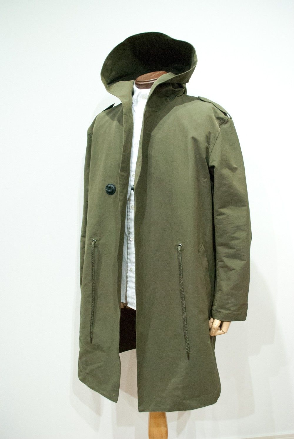 【16SS】SINGLE HOOD COAT(KHAKI)
