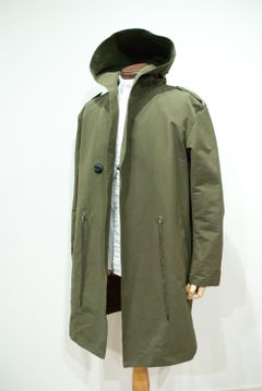 【16SS】SINGLE HOOD COAT(KHAKI)