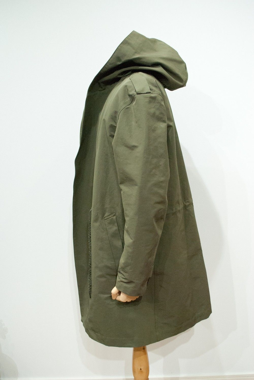 【16SS】SINGLE HOOD COAT(KHAKI)