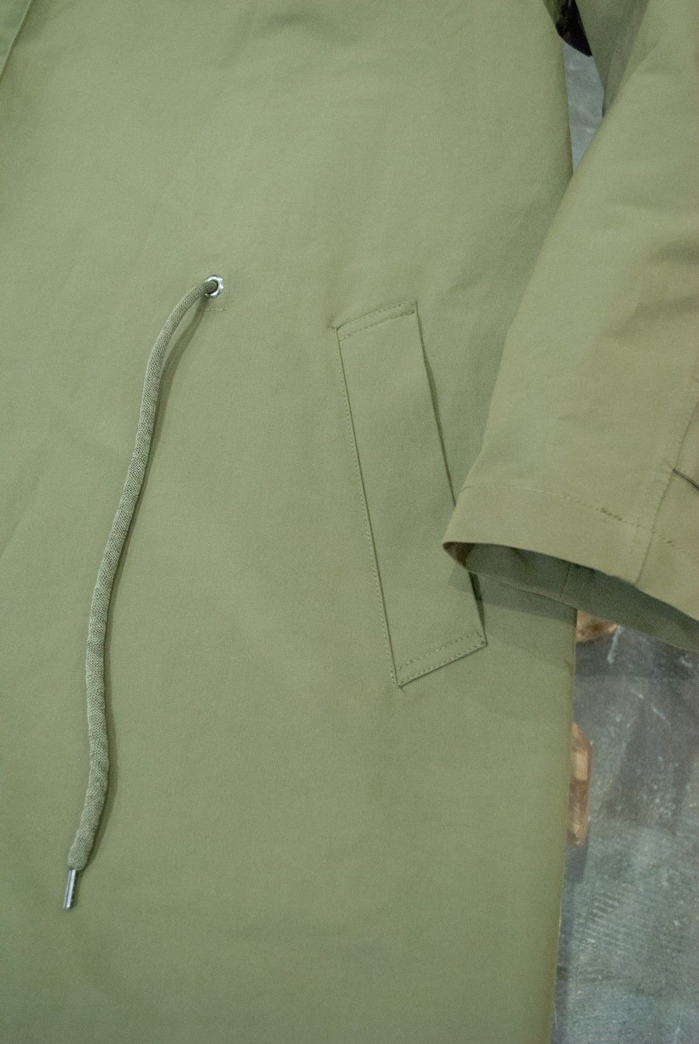 【16SS】SINGLE HOOD COAT(KHAKI)
