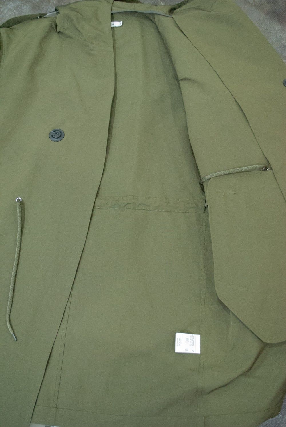 【16SS】SINGLE HOOD COAT(KHAKI)
