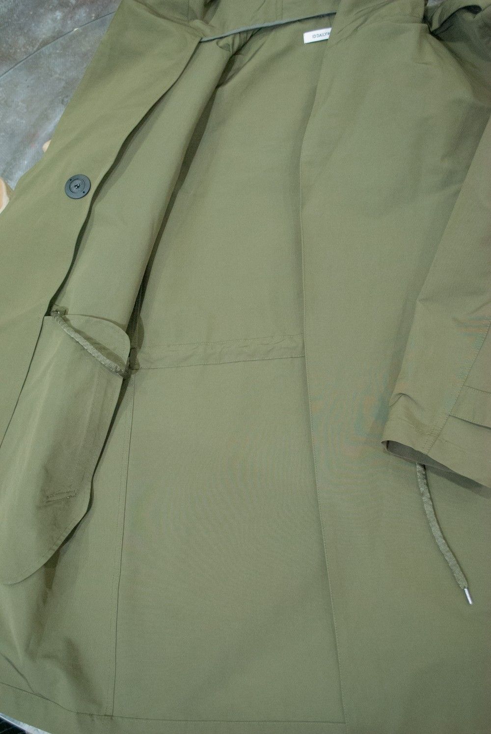 【16SS】SINGLE HOOD COAT(KHAKI)