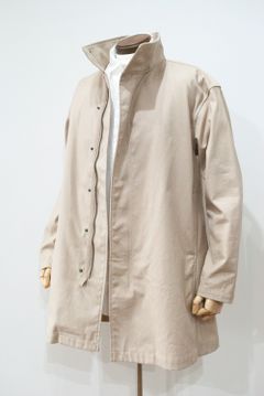 【16SS】スタンドカラーコート(BEIGE)