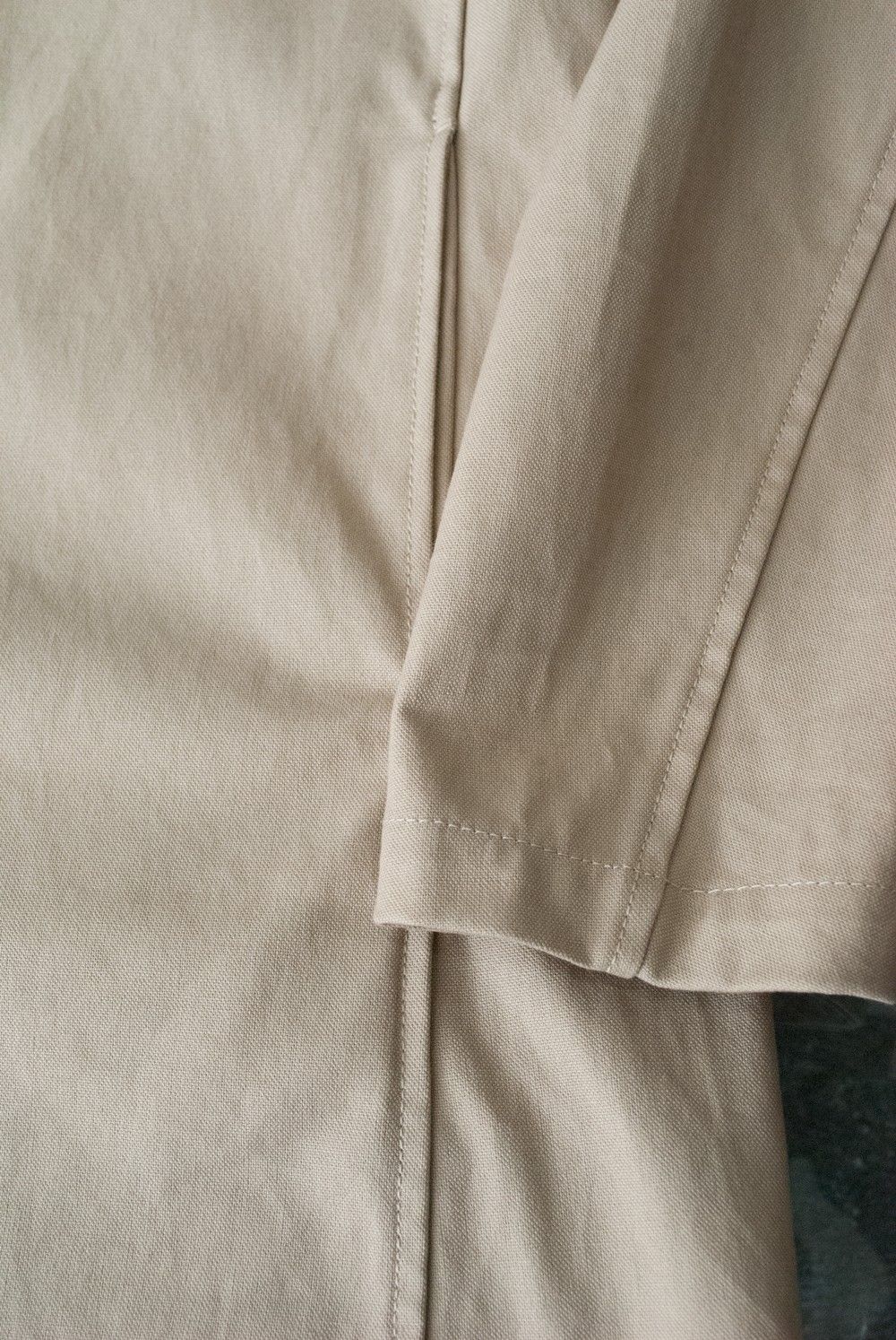 【16SS】スタンドカラーコート(BEIGE)