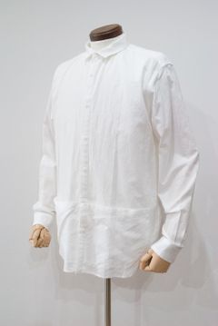 【16SS】LINEN SUNDAY SHIRTS(WHITE)【一番人気】【ユニセックス】