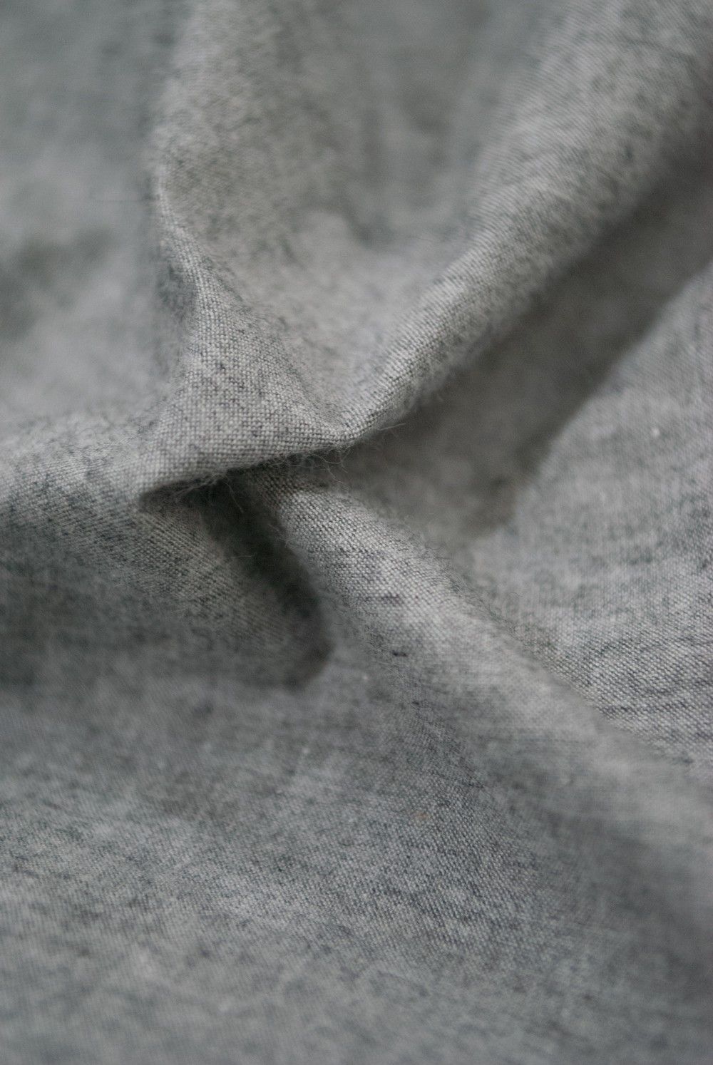 Collarless Zip Up Blouson(TOP GRAY)