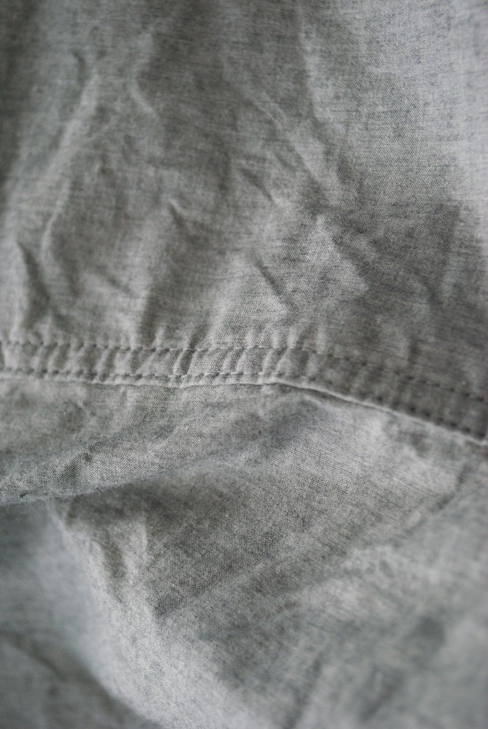 Collarless Zip Up Blouson(TOP GRAY)