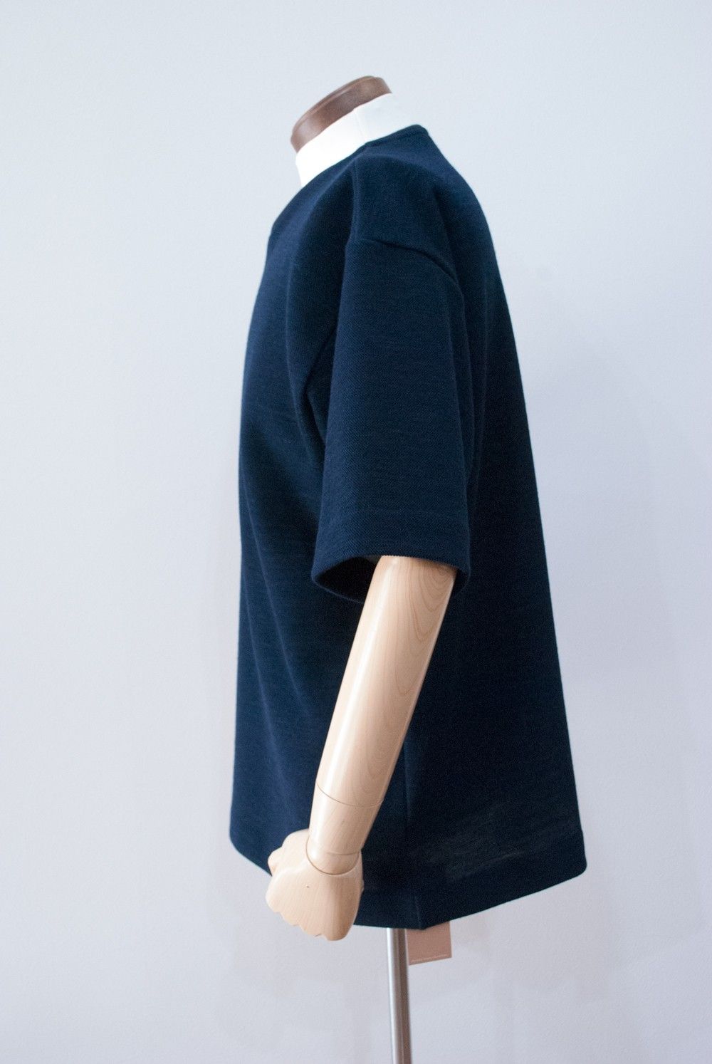 【16SS】ルーズVネックニットTee(NAVY)