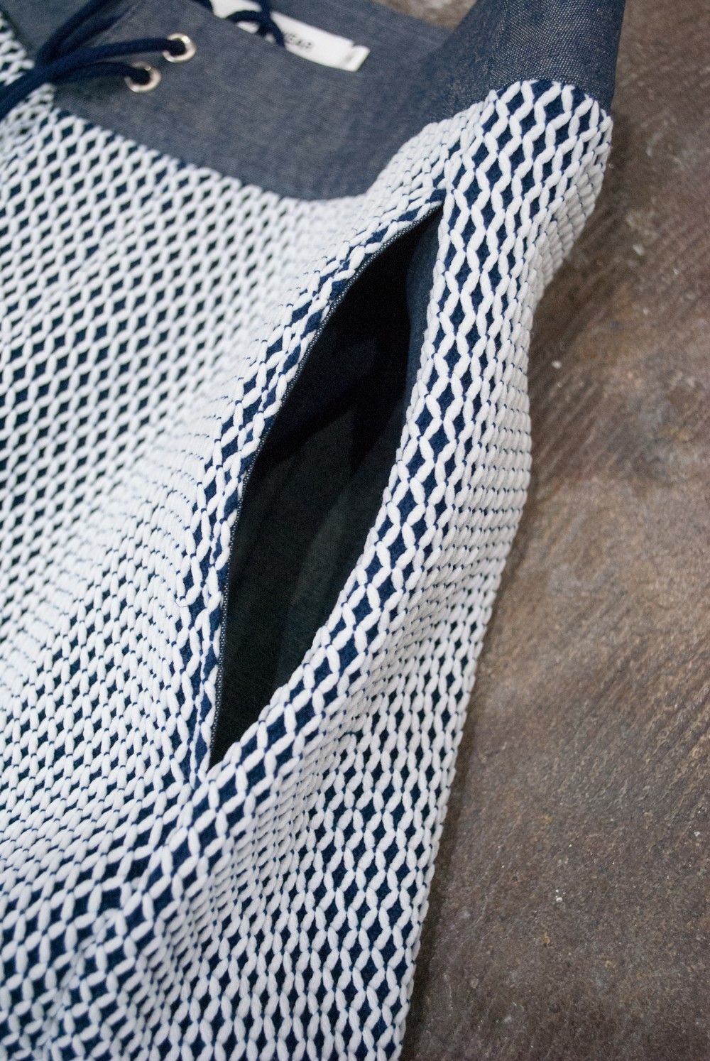 【ラスト1点】【16SS】二重編みサーフショーツ(WHITE)