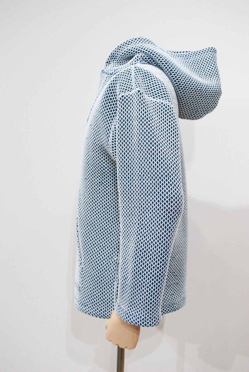 【16SS】二重編みメキシカンパーカ(WHITE)