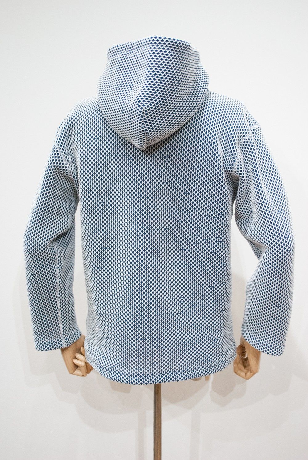 【16SS】二重編みメキシカンパーカ(WHITE)