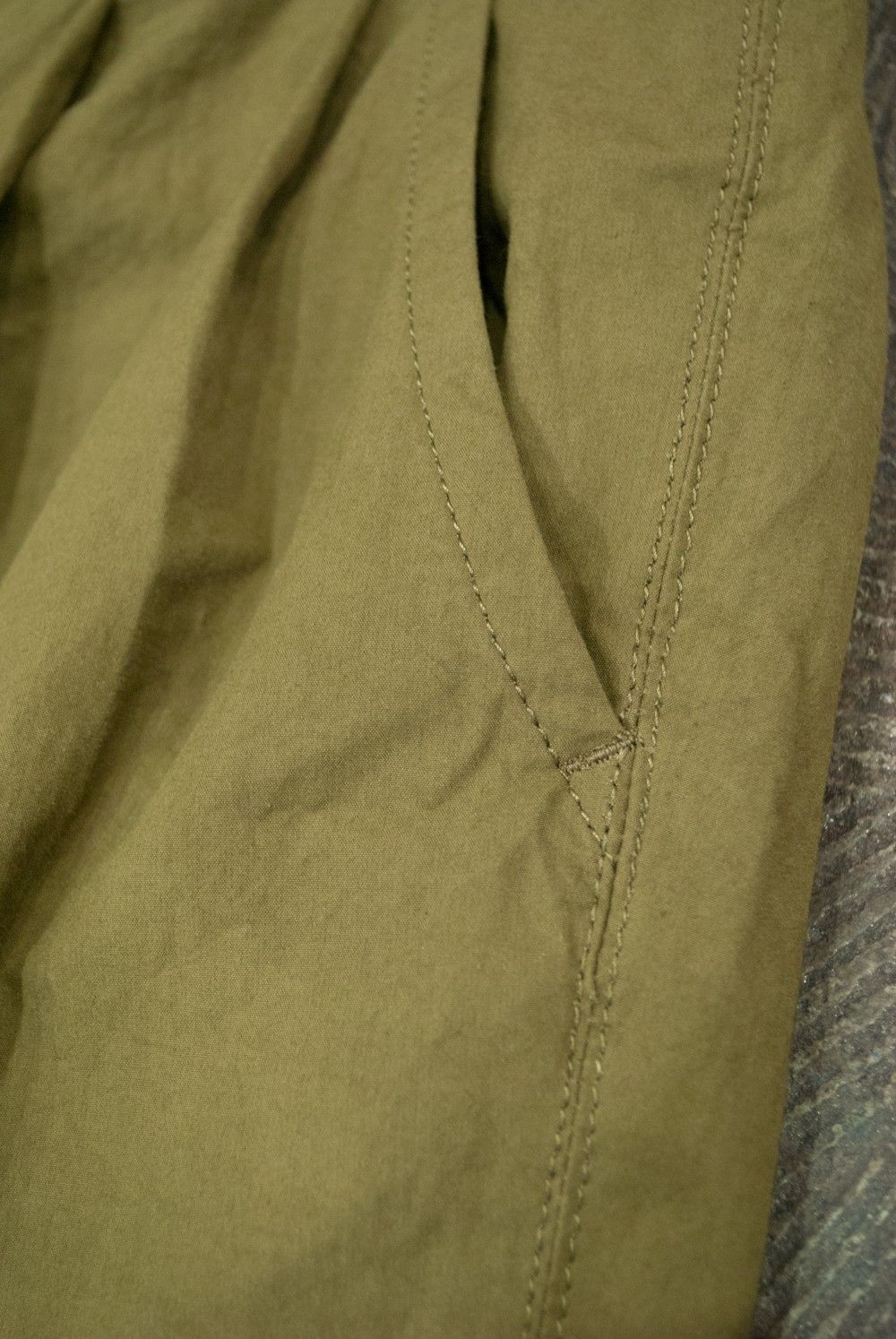 【16SS】TRAVELER TUCK PANTS(KHAKI)