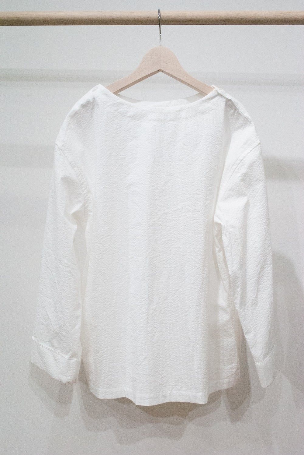 【ラスト1点】【サイズ0】"wok"pajama seersucker(WHITE)【セットアップ】【ユニセックス】
