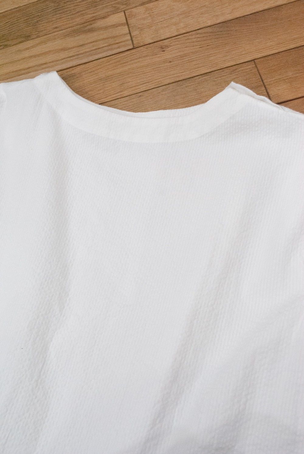 【ラスト1点】【サイズ0】"wok"pajama seersucker(WHITE)【セットアップ】【ユニセックス】