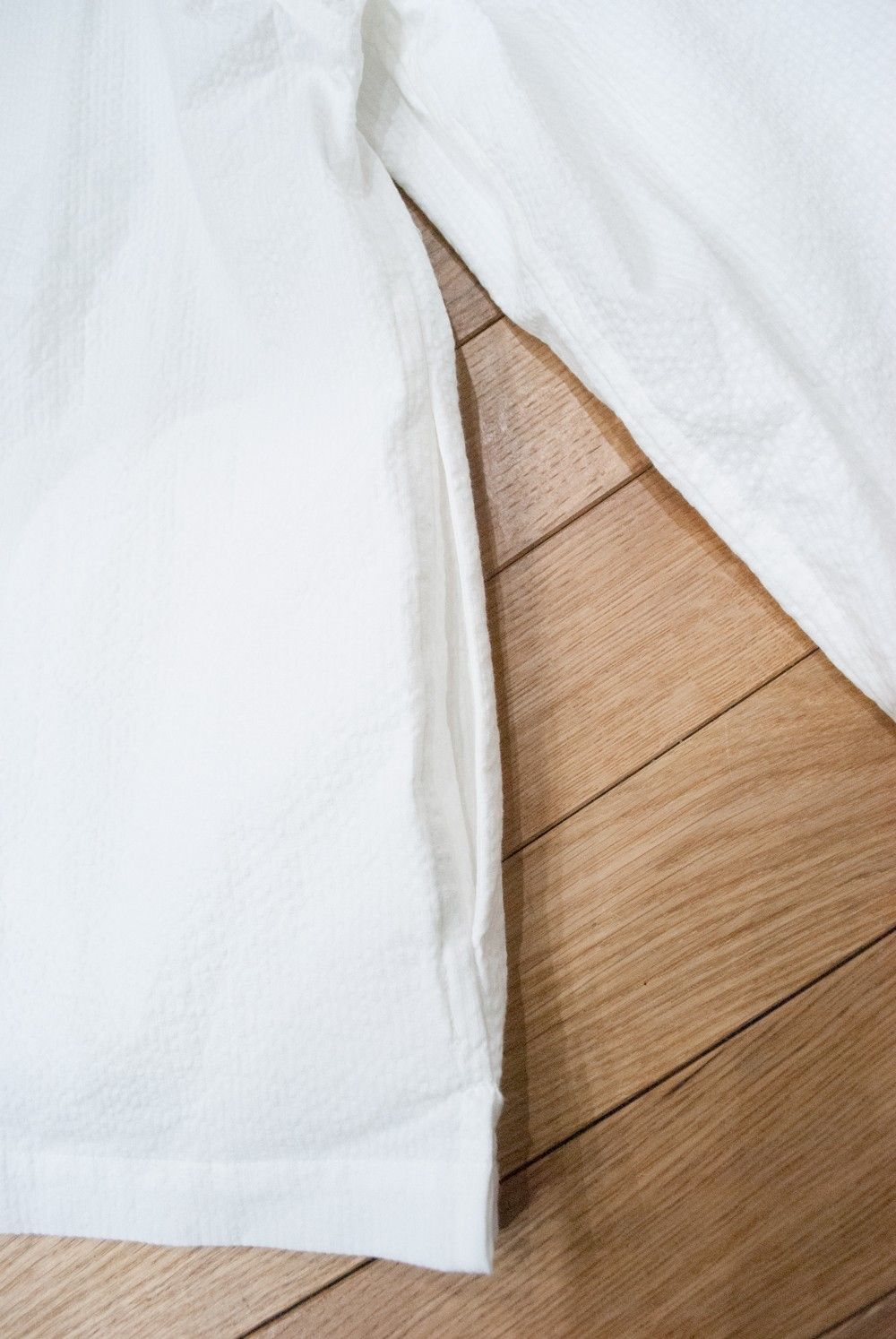 【ラスト1点】【サイズ0】"wok"pajama seersucker(WHITE)【セットアップ】【ユニセックス】