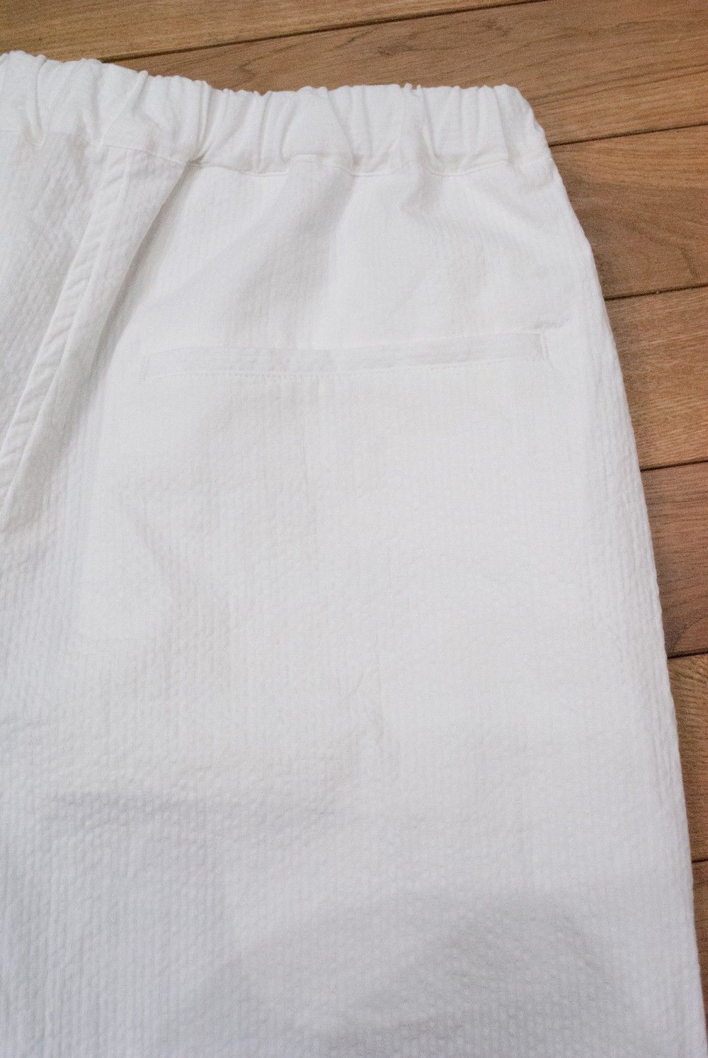 【ラスト1点】【サイズ0】"wok"pajama seersucker(WHITE)【セットアップ】【ユニセックス】