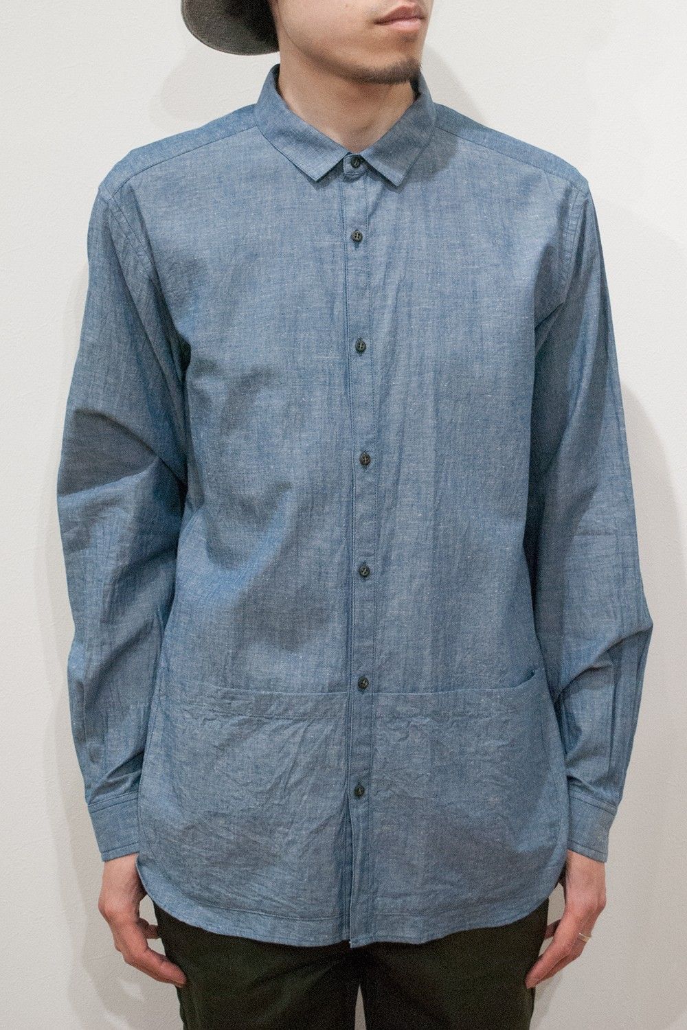 LINEN SUNDAY SHIRTS(DARK SLATE)【一番人気】【ユニセックス】
