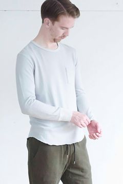 【ラスト1点】Crew Neck Thermal(HEATHER GRAY)