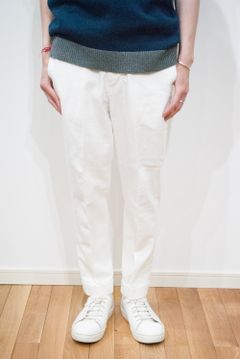 【一番人気】NEW SARROUEL DENIM PANTS/定番サルエルデニム(WHITE)