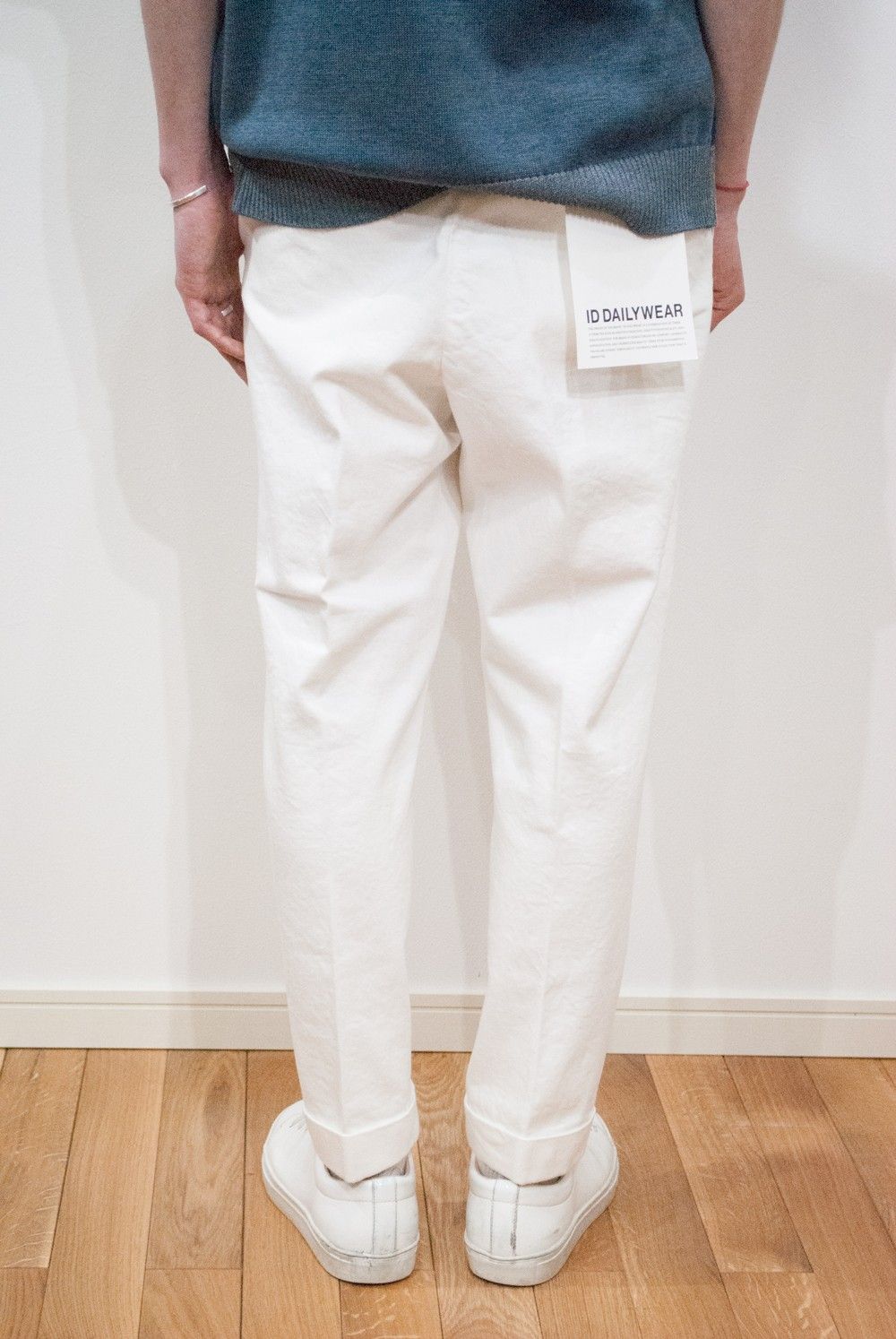 【一番人気】NEW SARROUEL DENIM PANTS/定番サルエルデニム(WHITE)