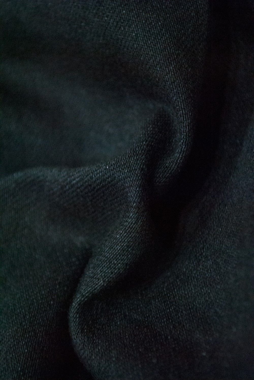【ラスト1点】【定番人気】WIDE DENIM PANTS(BLACK)【ユニセックス】