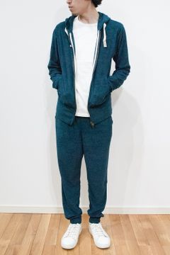 【定番人気】ミニ裏毛セットアップ(NAVY)【ワンマイルウエア】【ユニセックス】