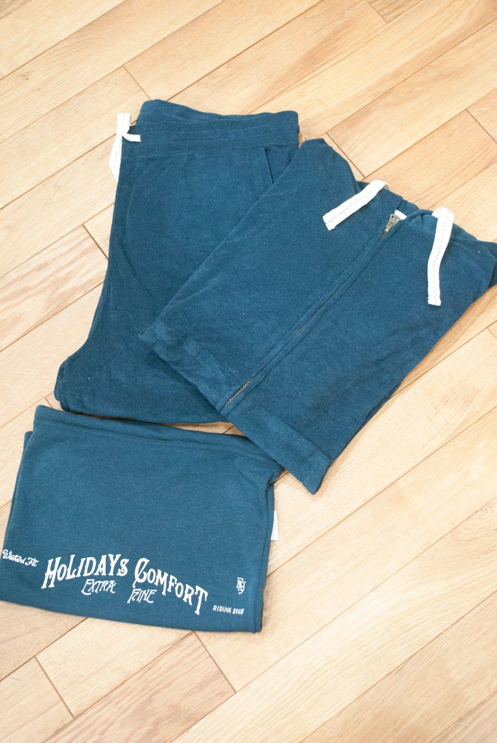 【定番人気】ミニ裏毛セットアップ(NAVY)【ワンマイルウエア】【ユニセックス】