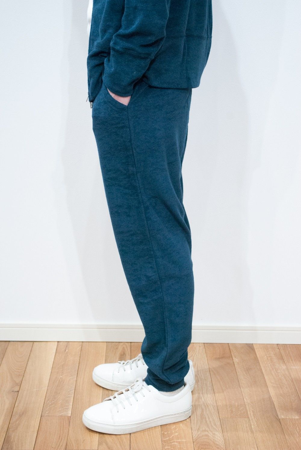 【定番人気】ミニ裏毛セットアップ(NAVY)【ワンマイルウエア】【ユニセックス】