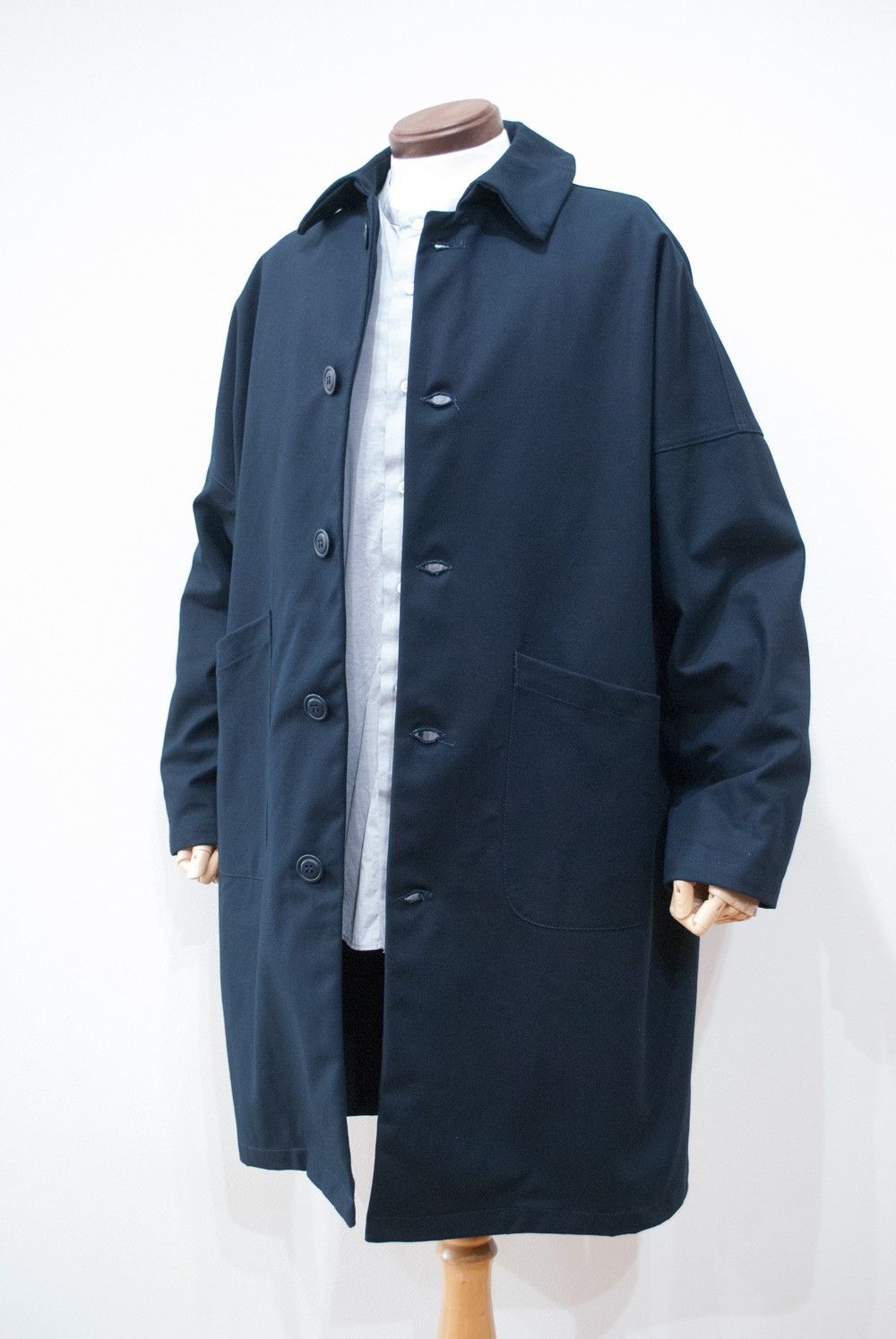 yarmo - 【16AW】Duster Coat(NAVY)【ユニセックス】 | Salty