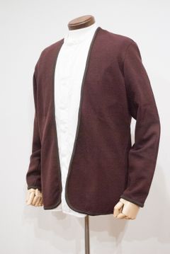 Piping Cardigan(BURGUNDY)