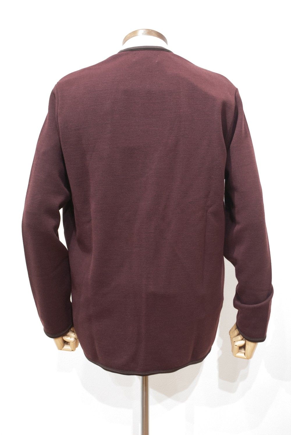 Piping Cardigan(BURGUNDY)