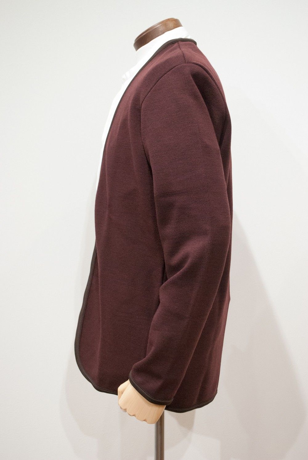 Piping Cardigan(BURGUNDY)