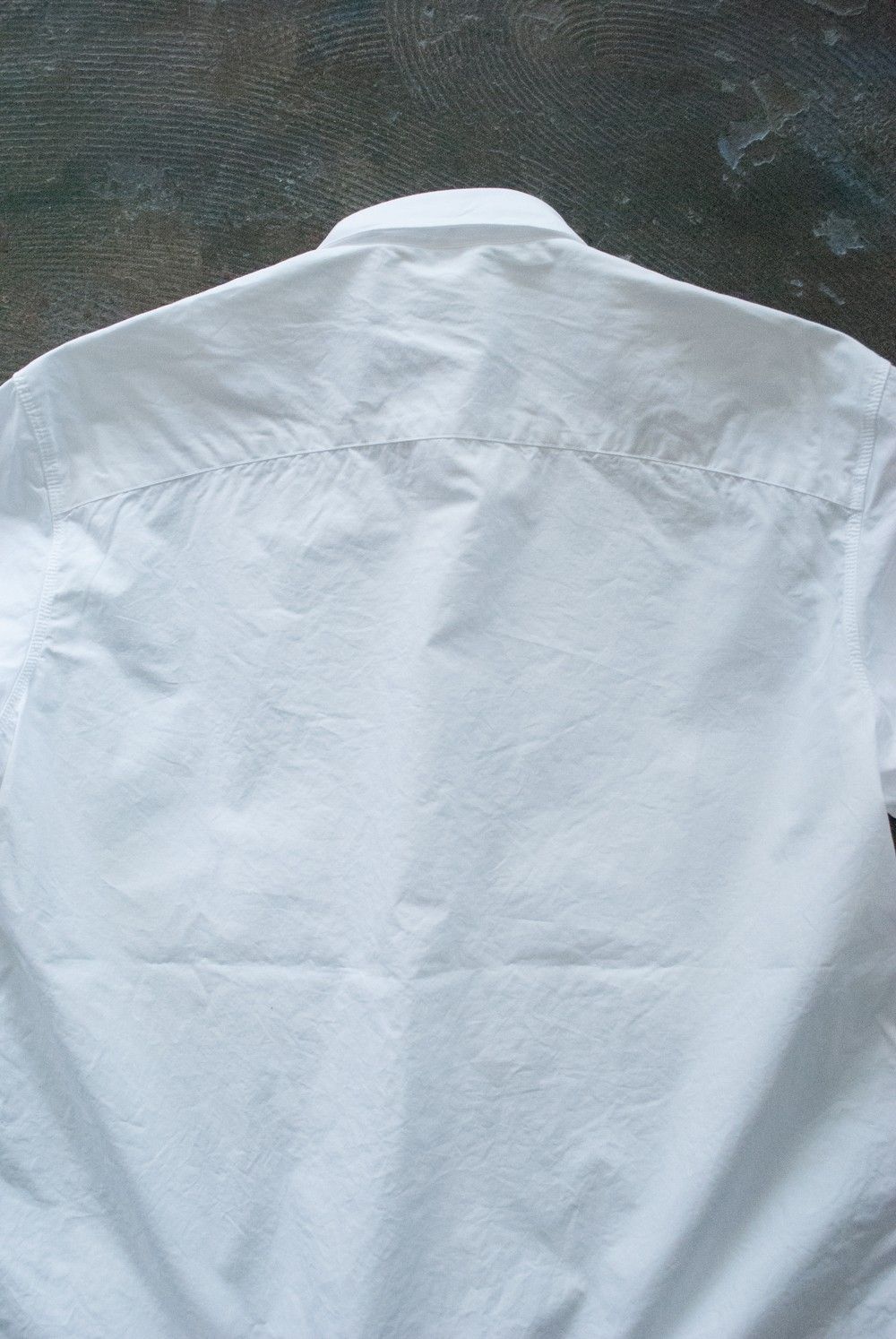 【定番人気】Typewriter Cotton Bosom W/Bow Tie Shirt(WHITE)