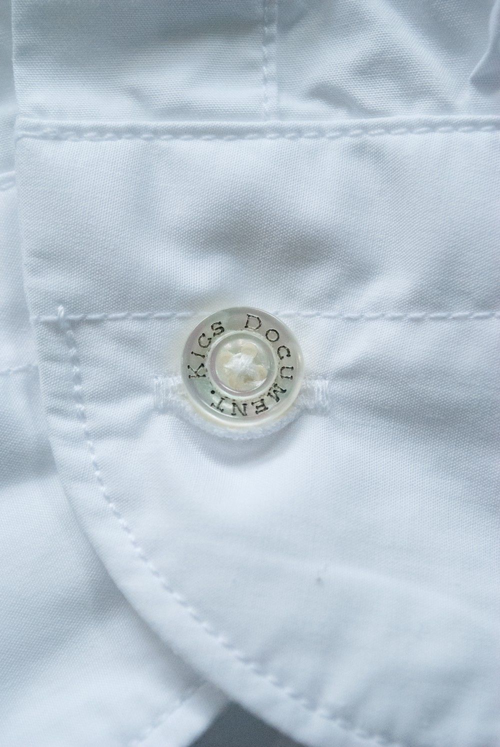 【定番人気】Typewriter Cotton Bosom W/Bow Tie Shirt(WHITE)