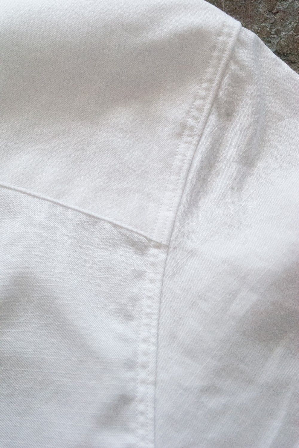 Premium Cotton Basic Shirt(WHITE)【ユニセックス】