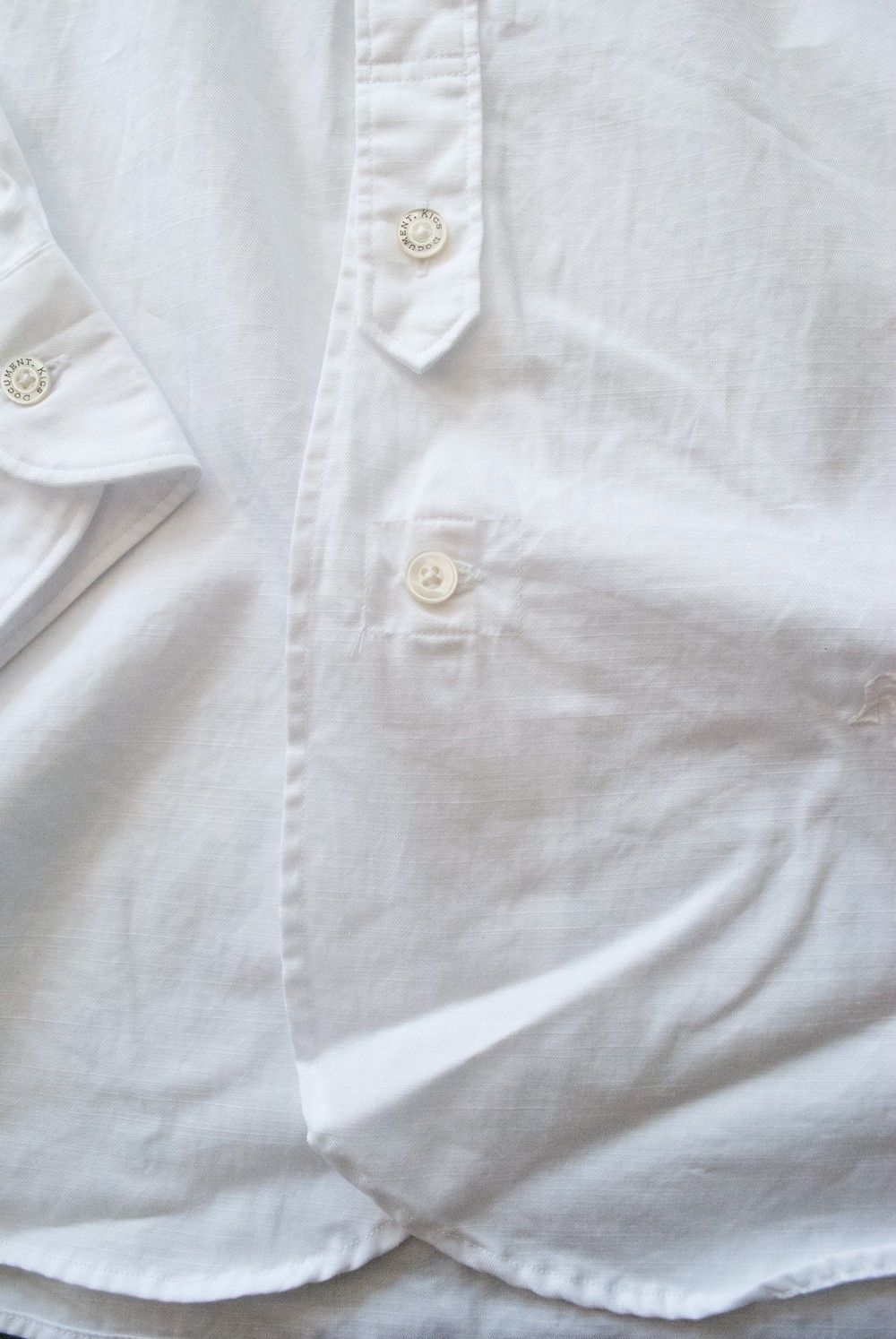 Premium Cotton Basic Shirt(WHITE)【ユニセックス】