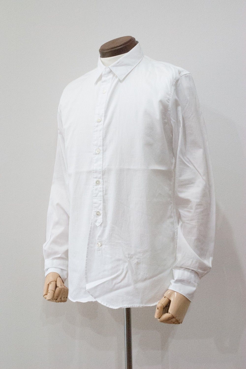 Premium Cotton Basic Shirt(WHITE)【ユニセックス】