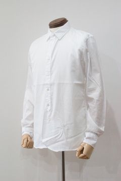 Premium Cotton Basic Shirt(WHITE)【ユニセックス】
