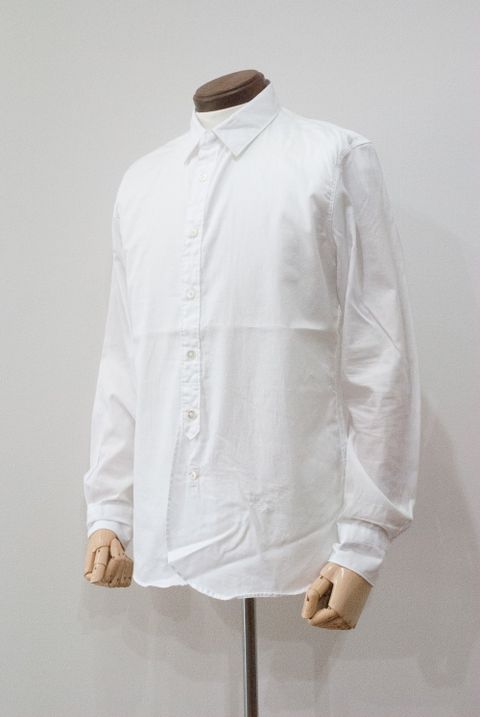 Premium Cotton Basic Shirt(WHITE)【ユニセックス】