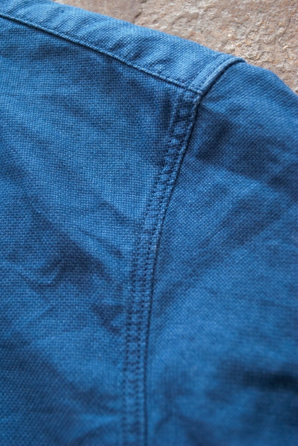 Indigo Cotton Basic Shirt【ユニセックス】