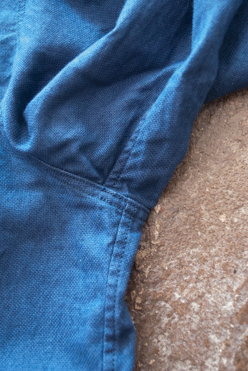 Indigo Cotton Basic Shirt【ユニセックス】
