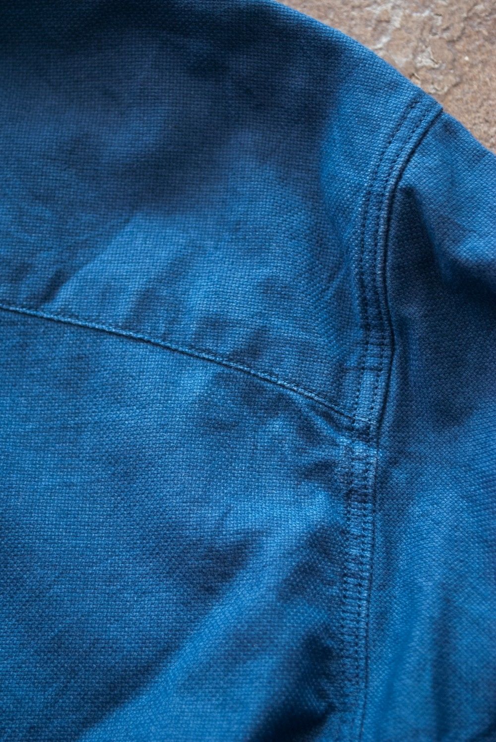 Indigo Cotton Basic Shirt【ユニセックス】
