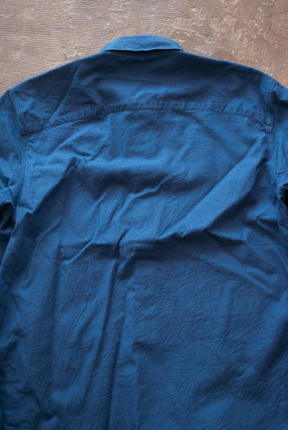 Indigo Cotton Basic Shirt【ユニセックス】