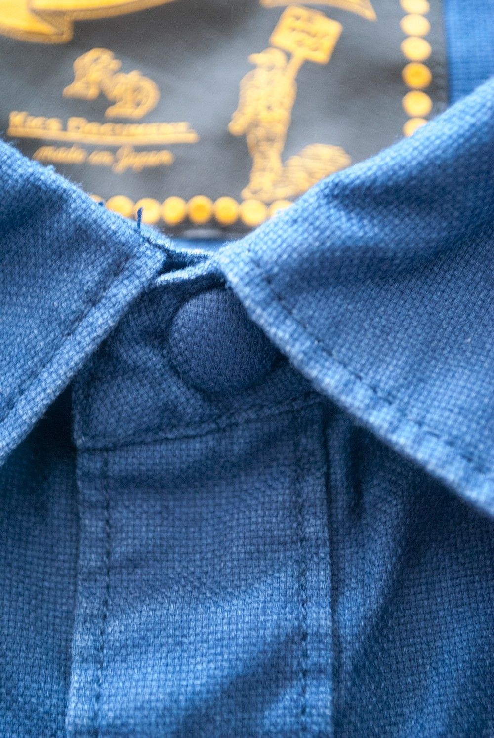 Indigo Cotton Basic Shirt【ユニセックス】