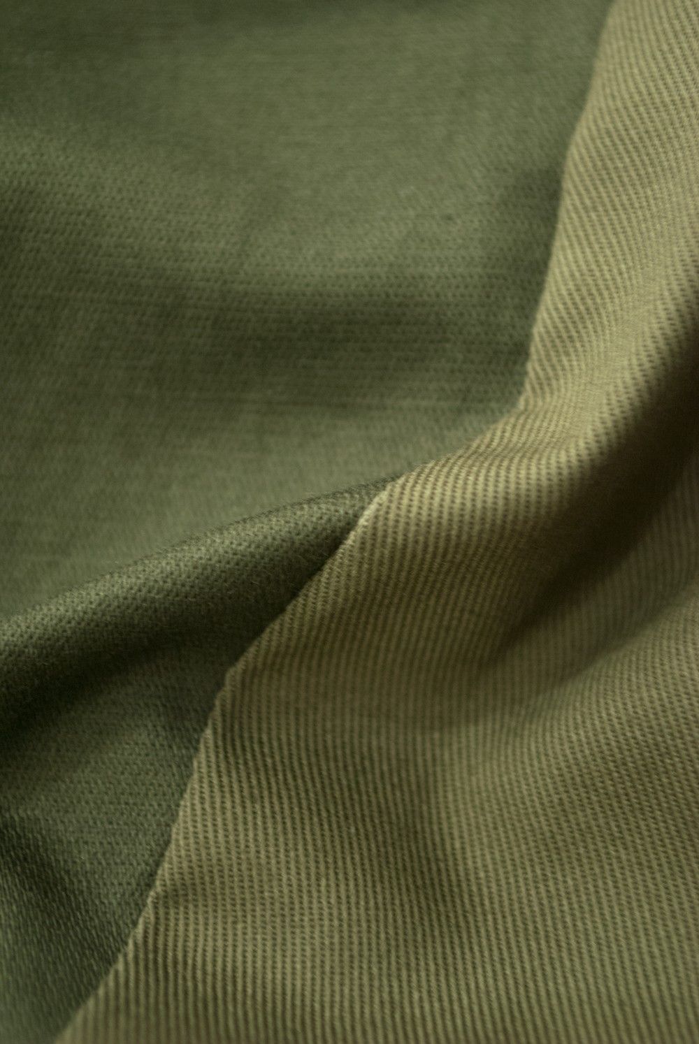 【ラスト1点】Bi Color Double Tuck Pants(KHAKI)【ユニセックス】
