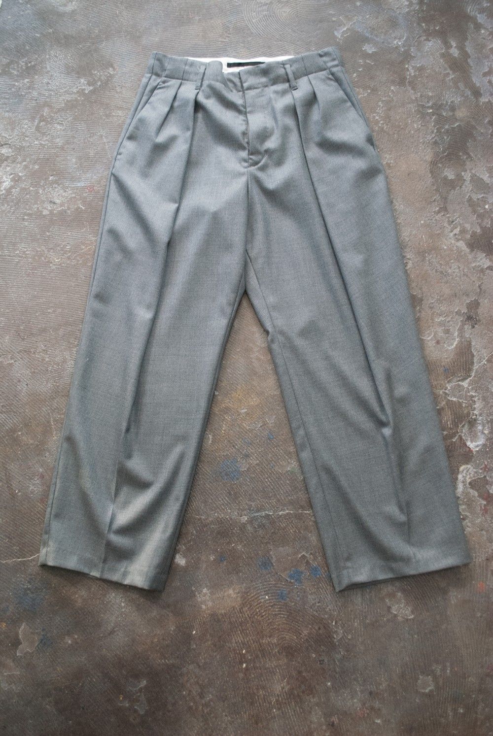 【ラスト1点】【レディースサイズ】【16AW】Milled Wool Double Tuck Pants【ユニセックス】