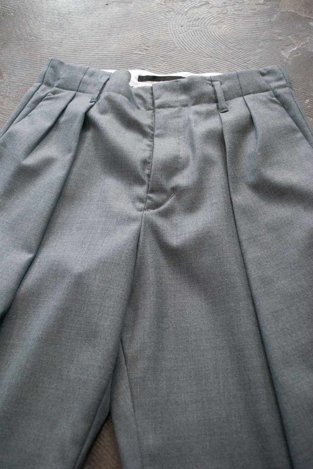 【ラスト1点】【レディースサイズ】【16AW】Milled Wool Double Tuck Pants【ユニセックス】